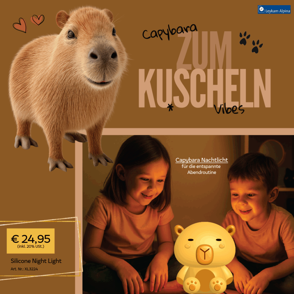 Capybara Silikon Light Nachtlicht