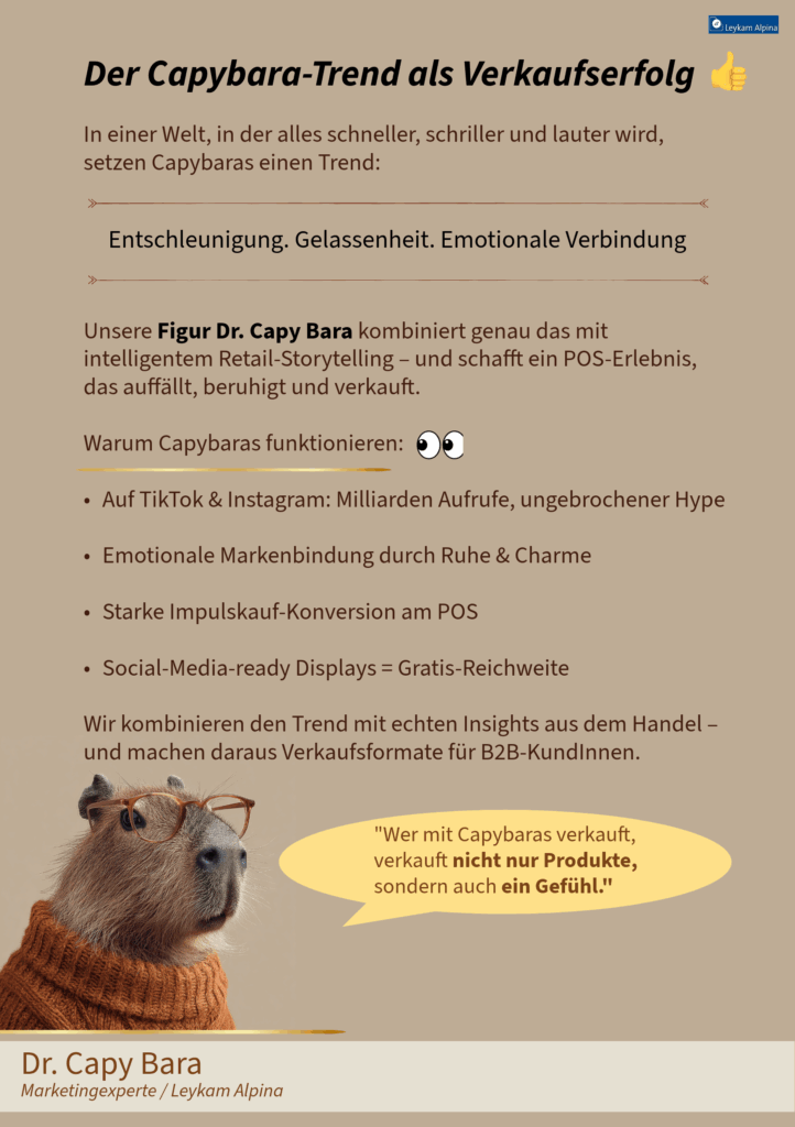 Informationen von Dr. Capy Bara - Marketingexperte bei Leykam Alpina